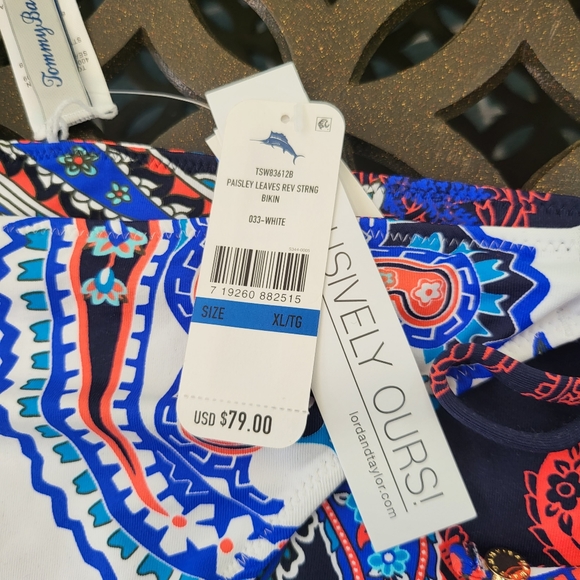 Reversible Tommy Bahama Bikini bottoms - Picture 2 of 3